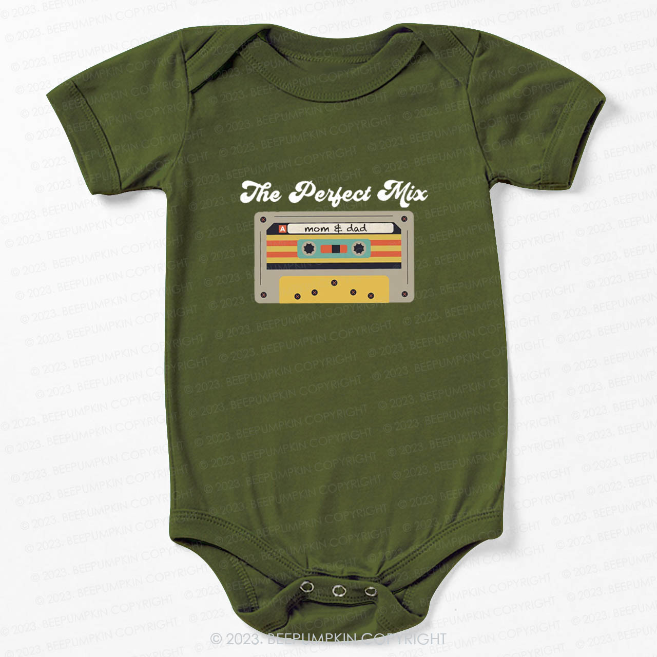 The Perfect Mix Love My Mom & Dad Bodysuit For Baby