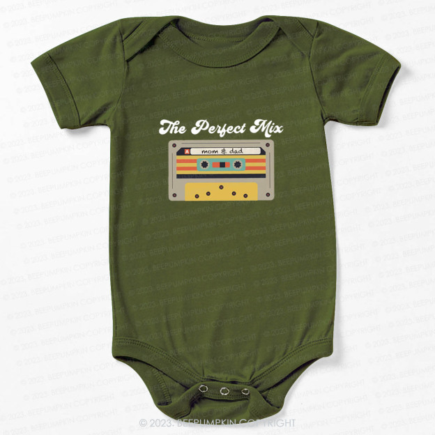 The Perfect Mix Love My Mom & Dad Bodysuit For Baby