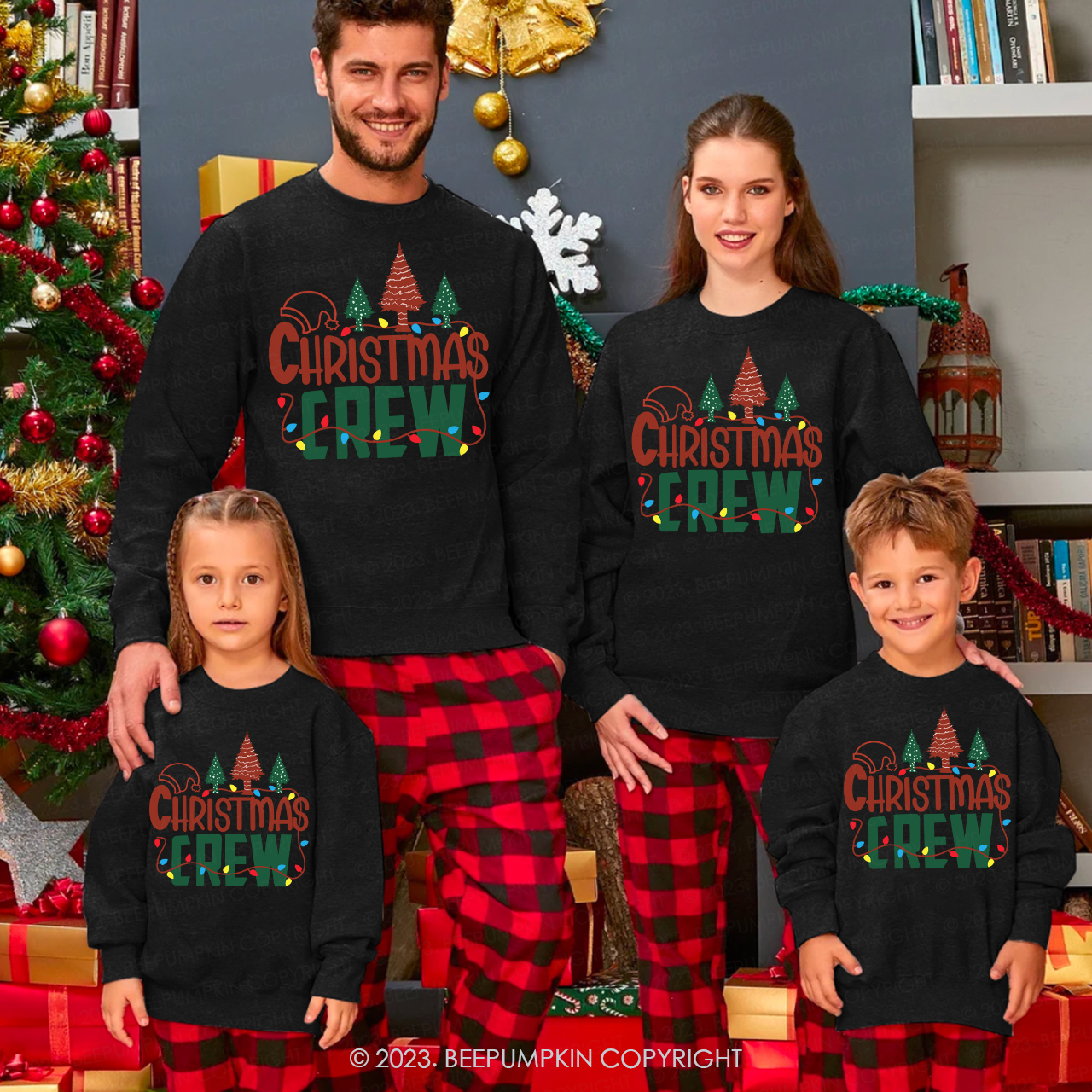 Christmas Crew Family Matching Sweatshirts