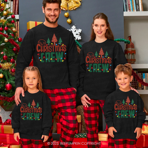 Christmas Crew Family Matching Sweatshirts