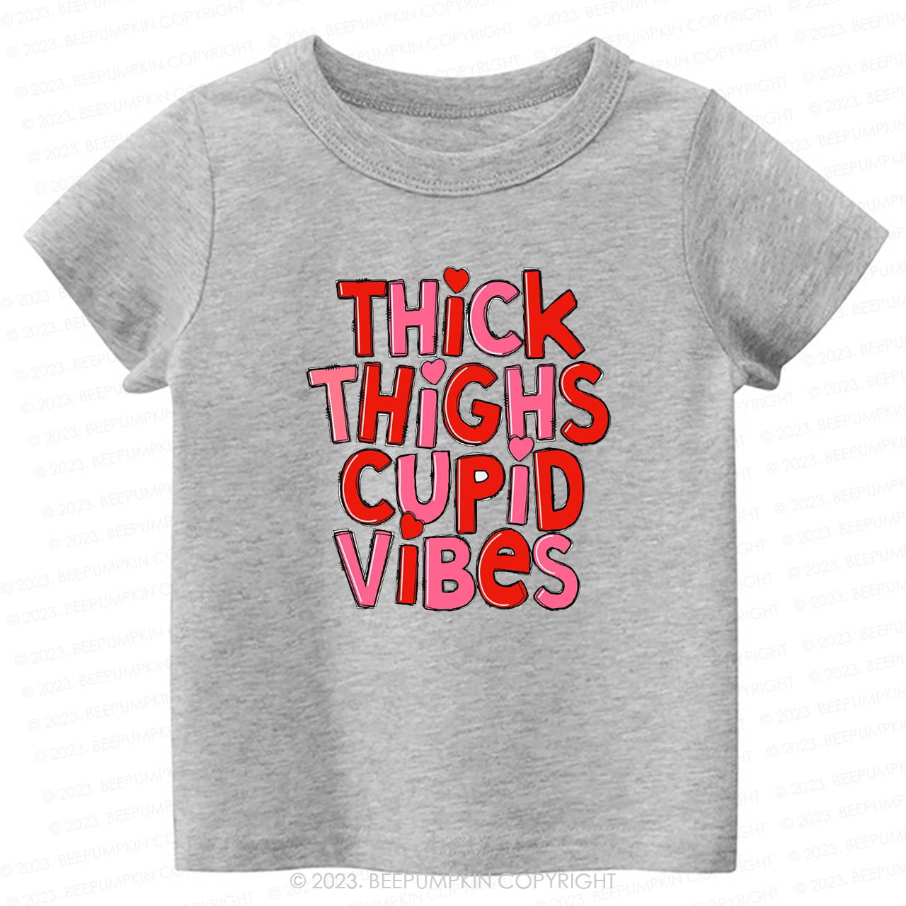 Thick Thighs Cupid Vibes -Toddler Tees