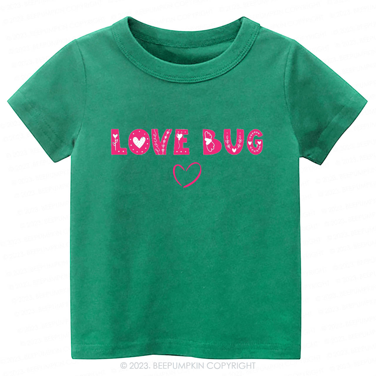 Love Bug Cute Happy Valentines Day -Toddler Tees