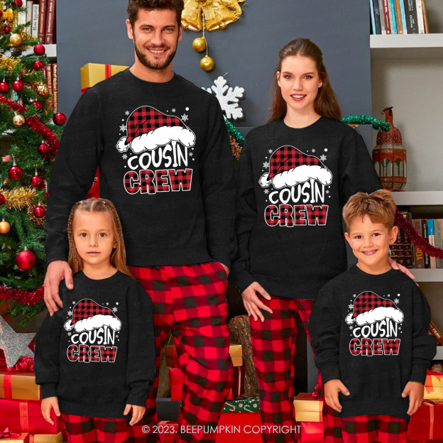 Cousin Crew Christmas Family Matching Sweatshirt