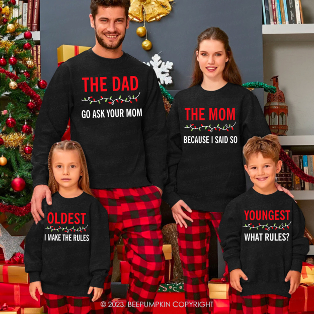 Funny Holiday Matching Family Christmas Sweatshirt