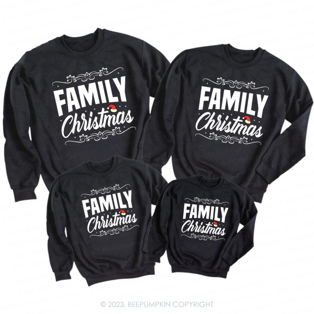 Family Christmas Celebration Sweatshirt  2023