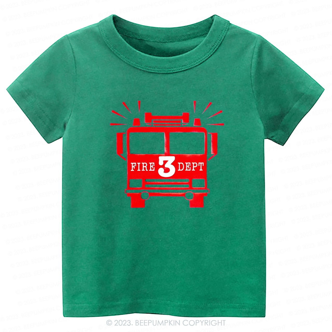 Firetruck Birthday Become a Firefighter -Toddler Tees