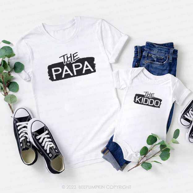  Funny PAPA MAMA KIDDO Family Matching T-shirt