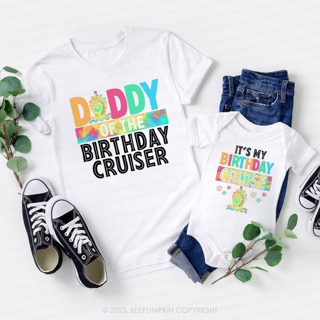 Personalized Family Matching Birthday Cruise Squad T-Shirts
