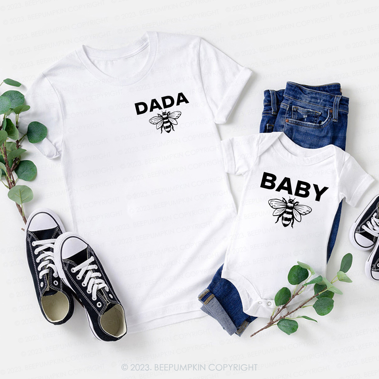Family Matching Bee Day Theme Birthday Matching Shirts