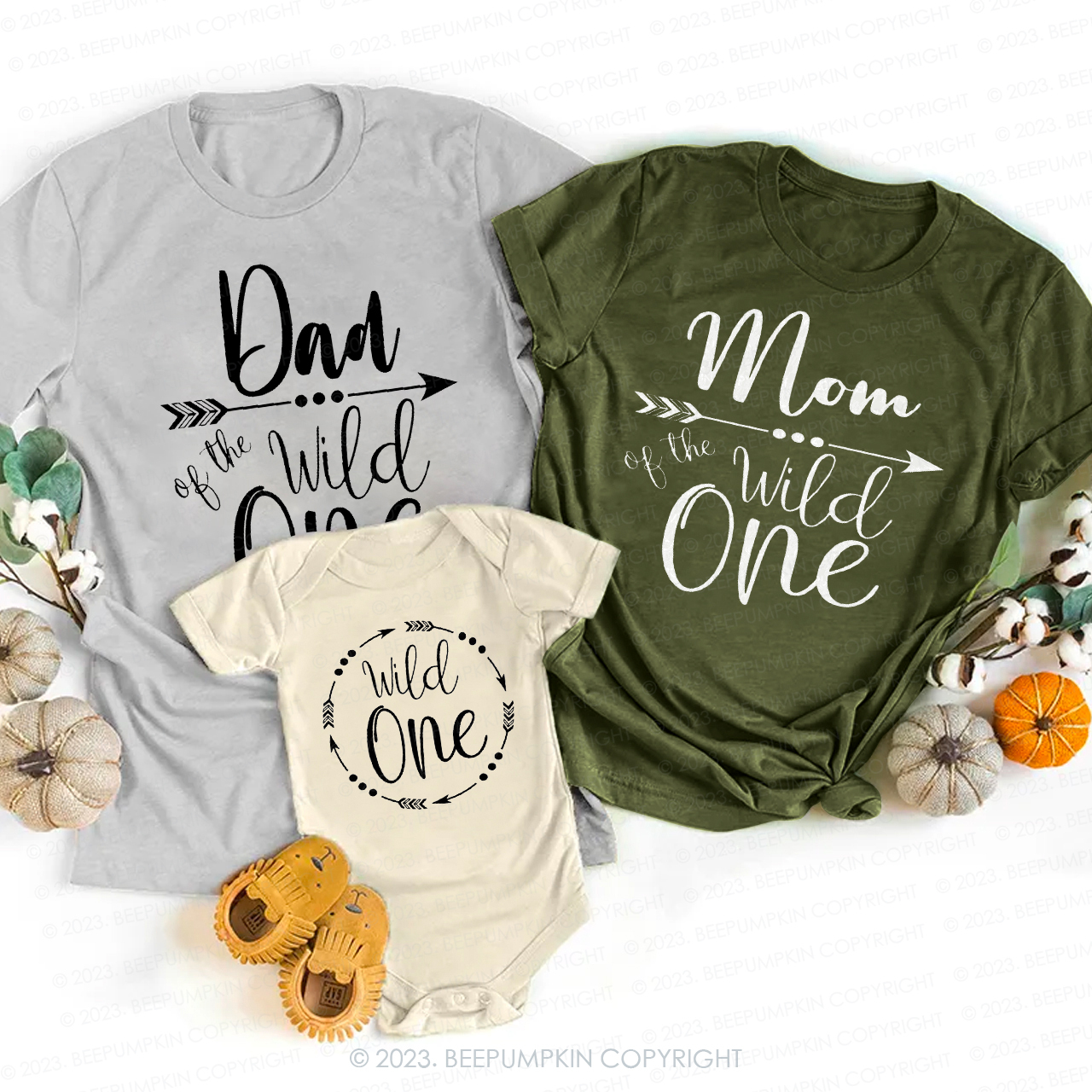 Custom Wild One Family Matching Tees