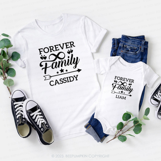 Personalized Forever Family Matching Shirts