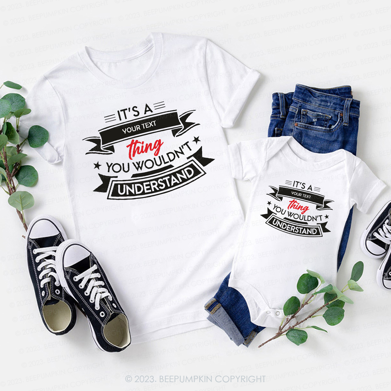 Personalized It's A Surname Thing You Wouldn't Understand Family Matching Family Shirts