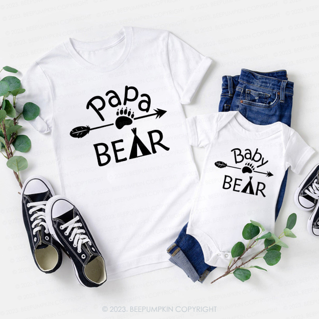 Personalized Family Matching Bear Shirts