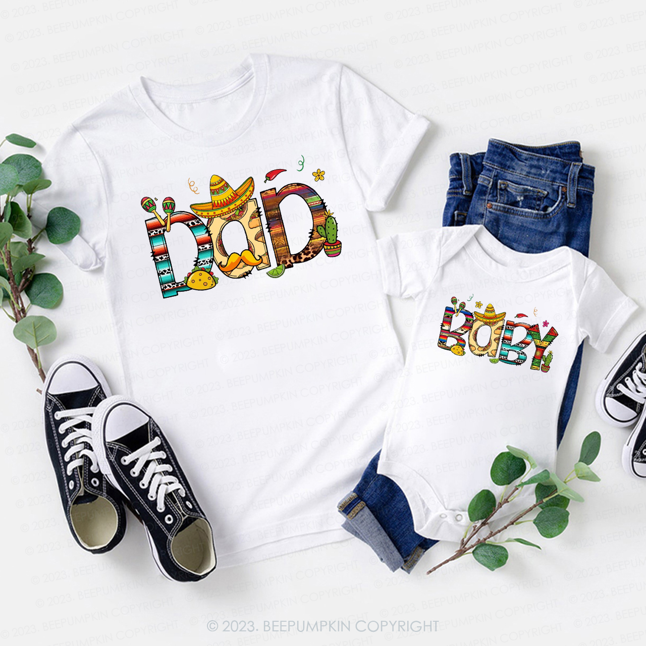 Nacho Average Family Taco Matching T-Shirts