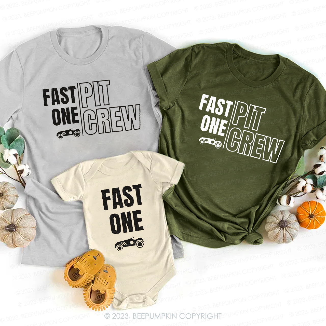 Race Car Matching Family Birthday Shirt 