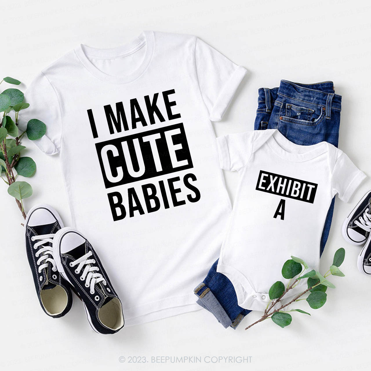 I Make Cute Babies Family Matching Shirts 