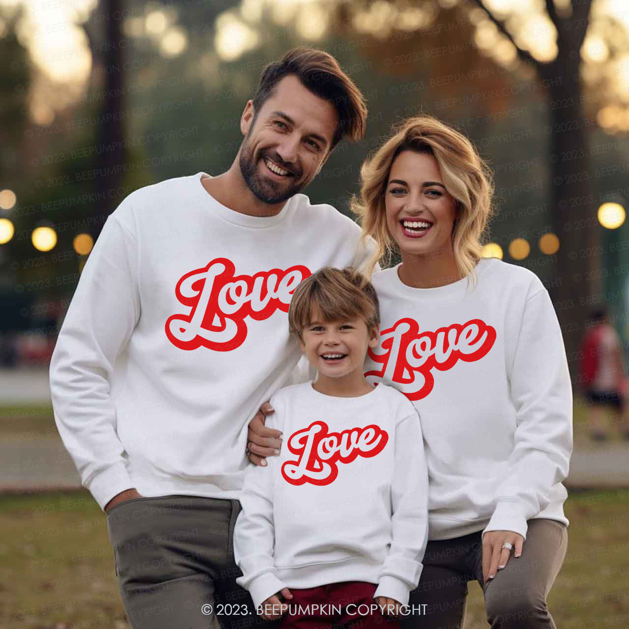 All Love From Family Valentine's Day Gift Sweatshirts