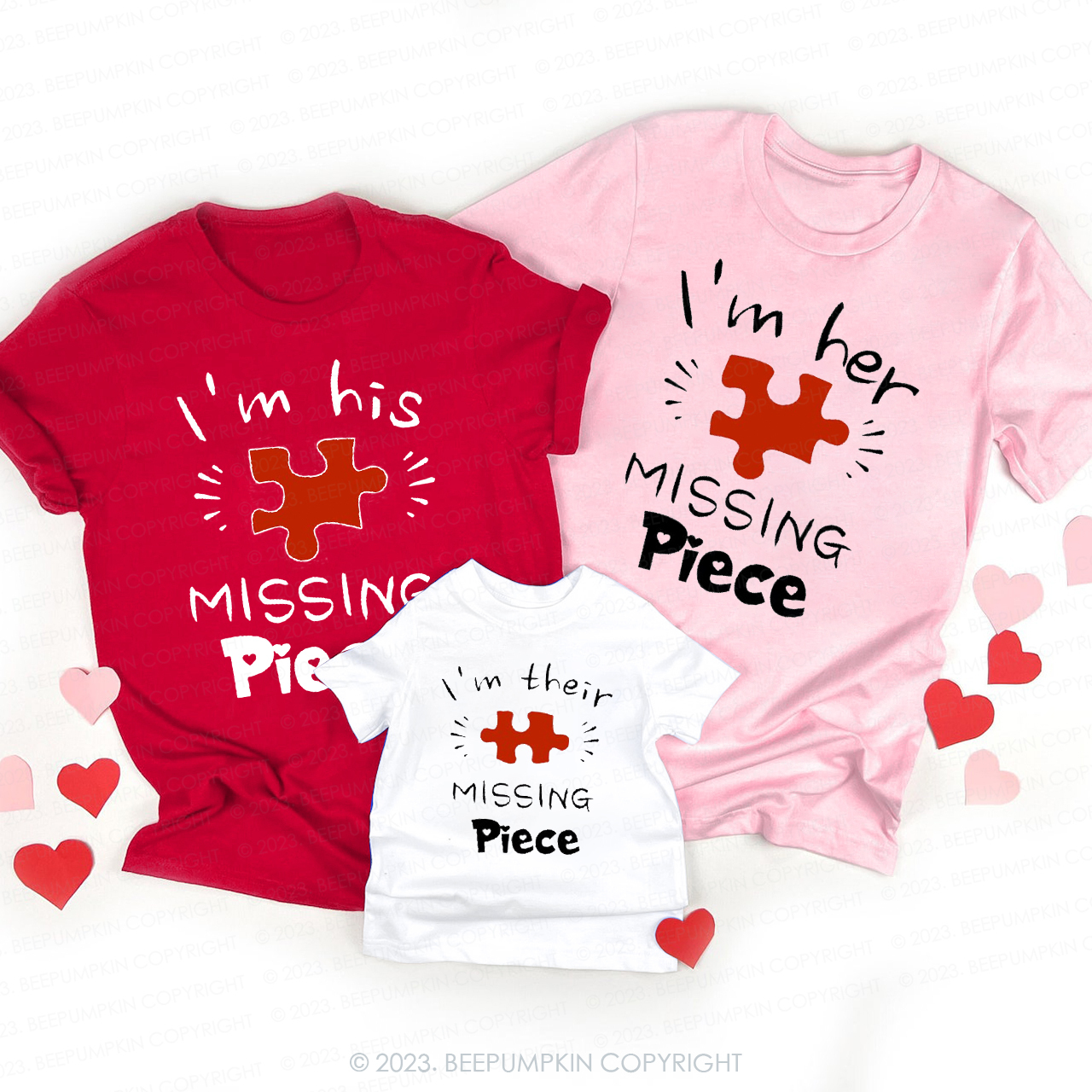 I‘m Her And His Missing Valentines Day Shirts For Family