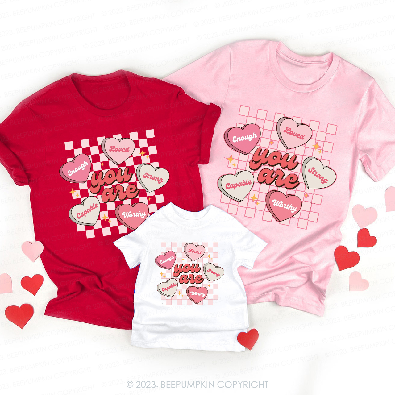 Be Mine You Are Worthy Valentines Day Shirts For Family