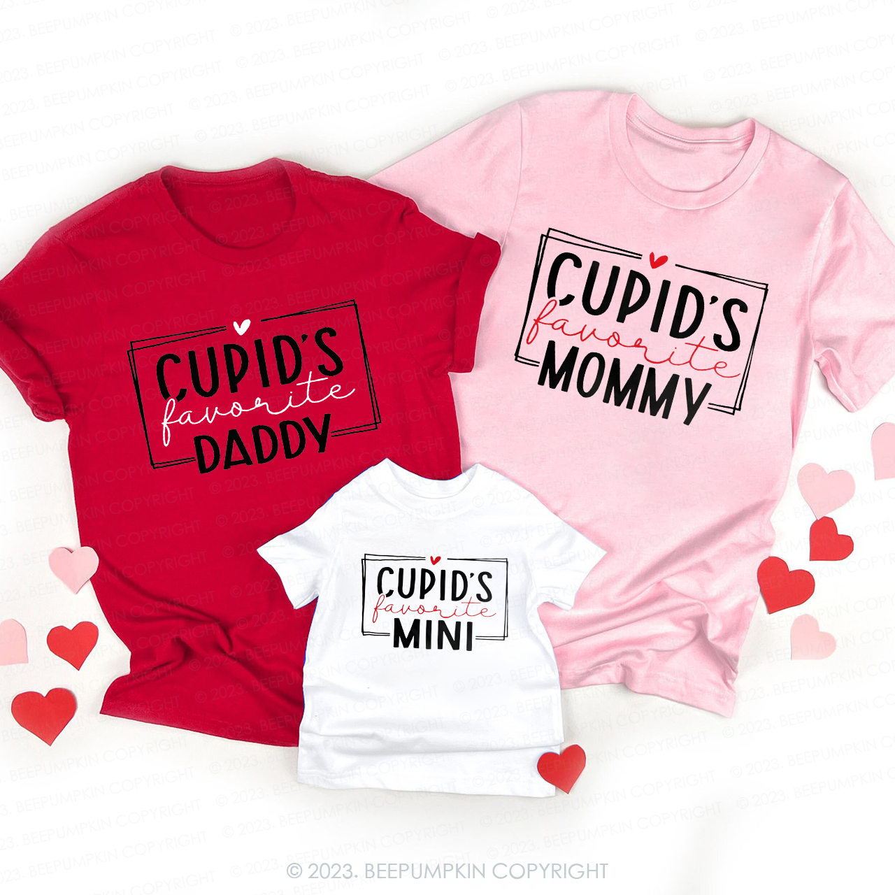 Cupid's Favorite Valentines Shirts For Family