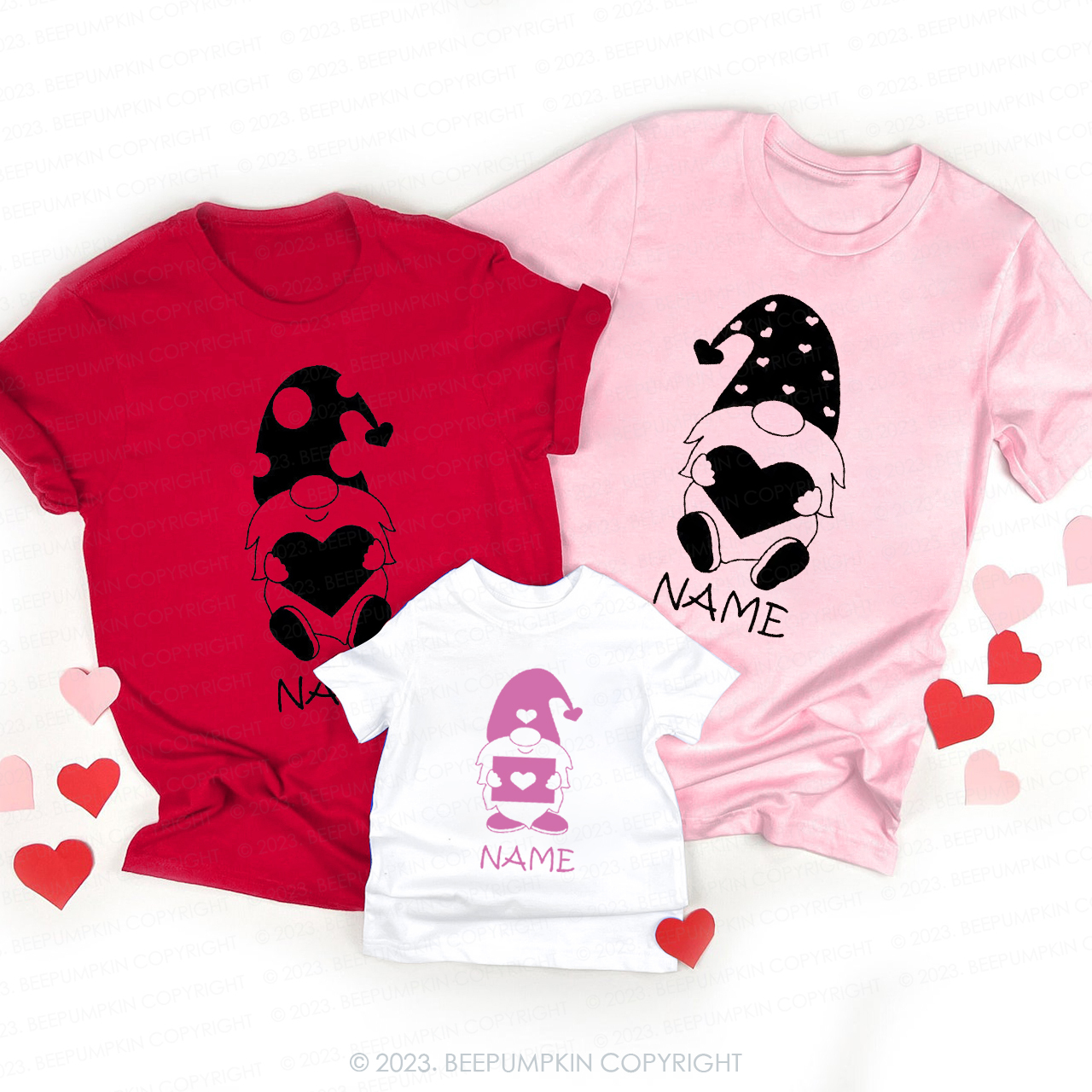Personalized Unique Gift For Her Him Valentines Family Matching Shirts