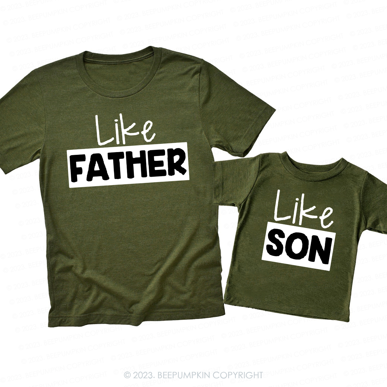 Like Father, Like Son Dad&Me Matching Tees