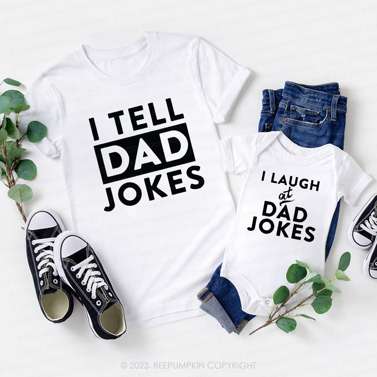 DAD JOKES Family Matching Shirts