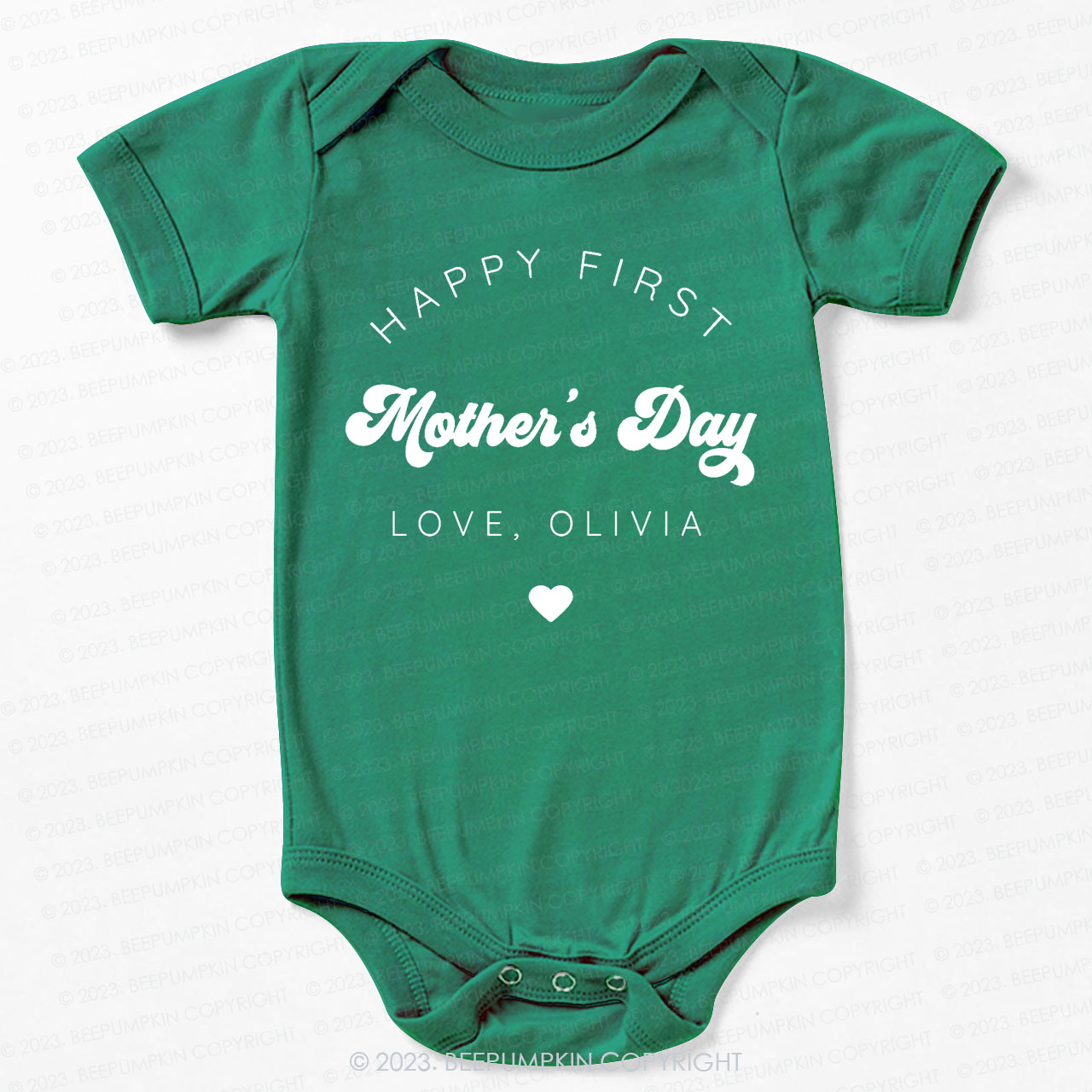 Happy First Mothers Day Bodysuit For Baby