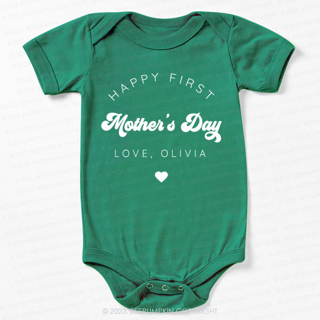 Happy First Mothers Day Bodysuit For Baby