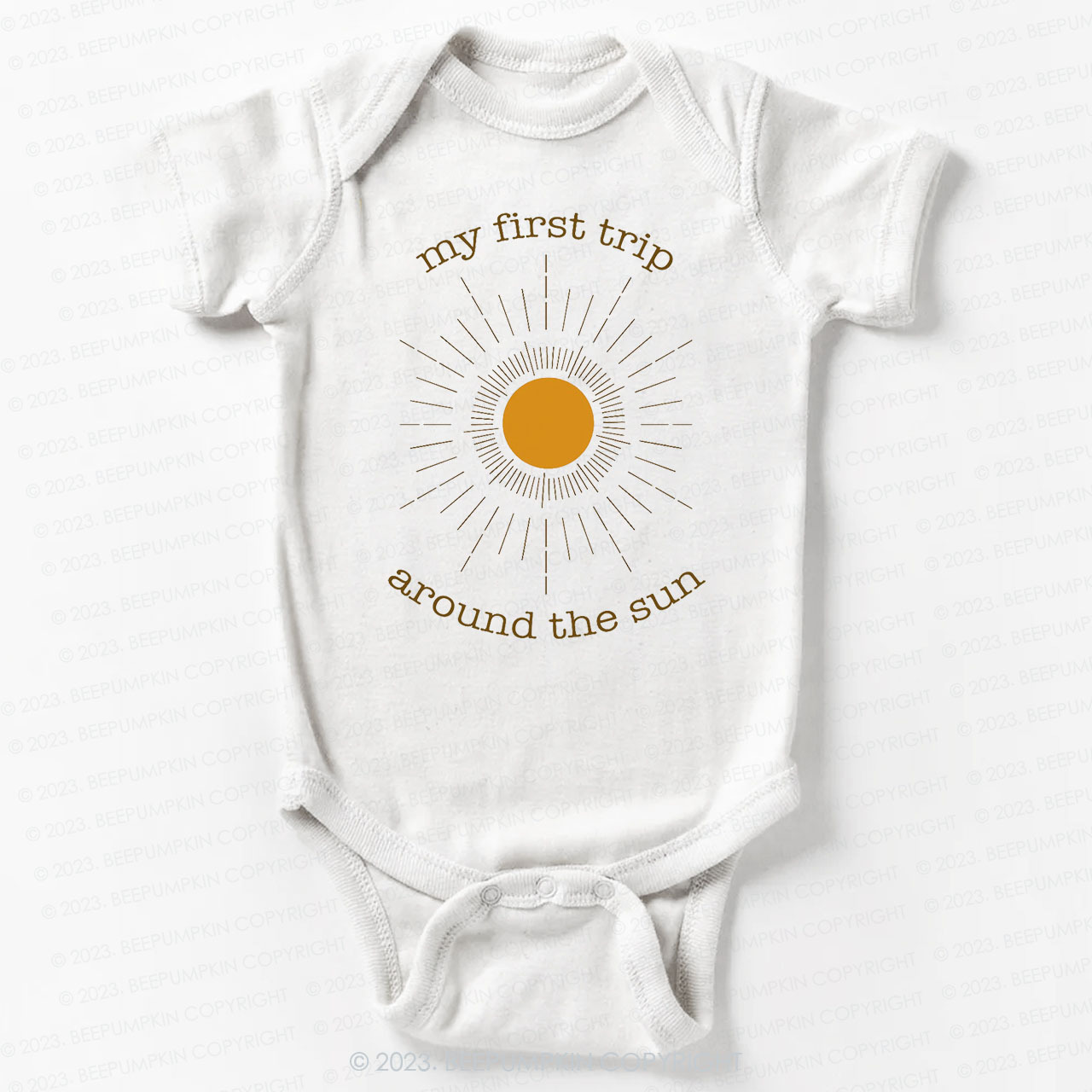 First Trip Around The Sun Bodysuit For Baby