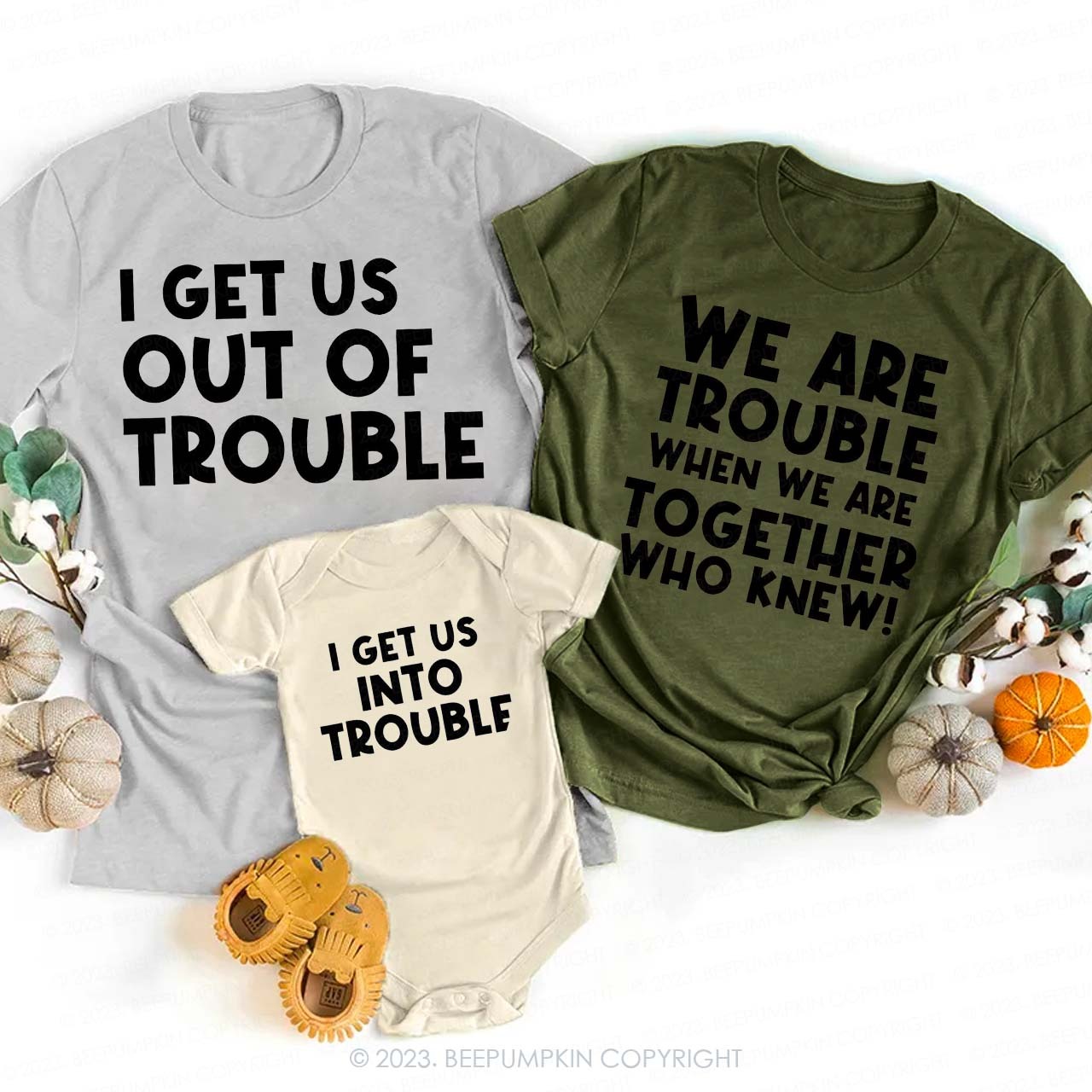 Funny Friend Group Family Matching Shirts 