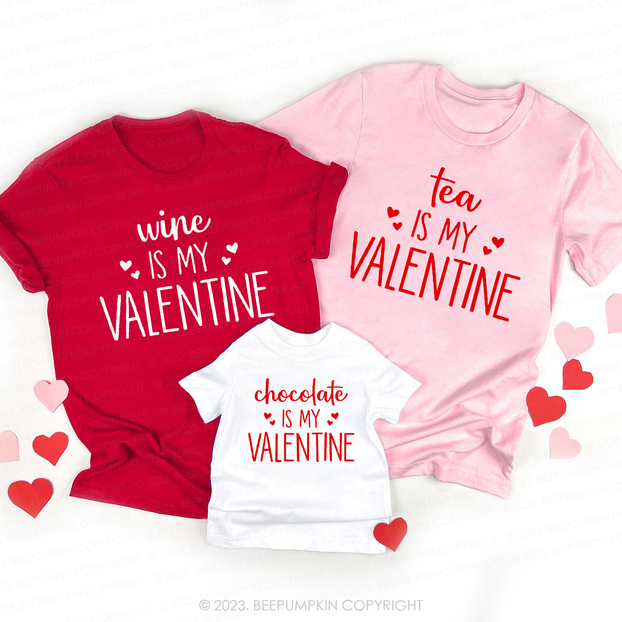 Is My Valentine Funny Family Matching Shirts