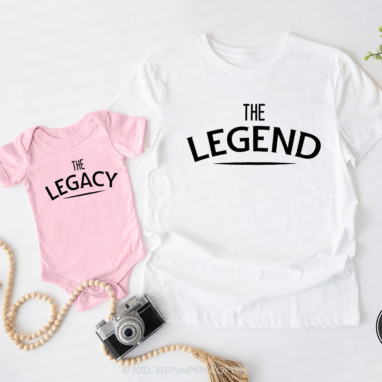 The Legend Legacy Gift Shirts For Dad&Me