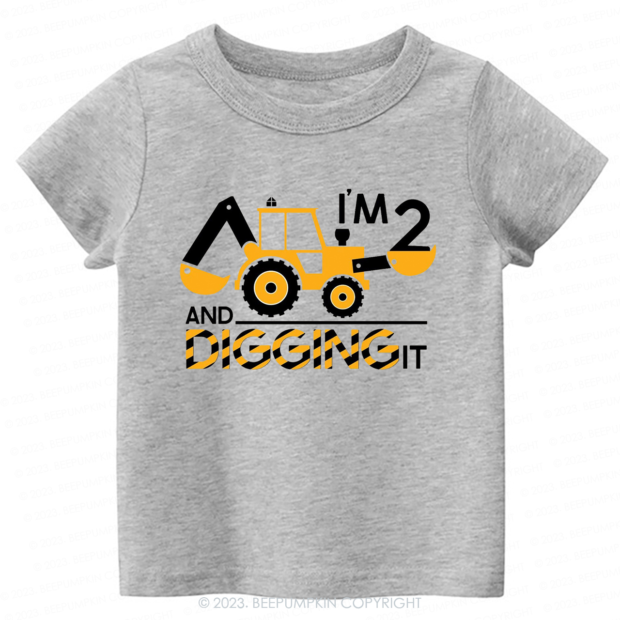I'm Digging It Birthday Tractor -Toddler Tees