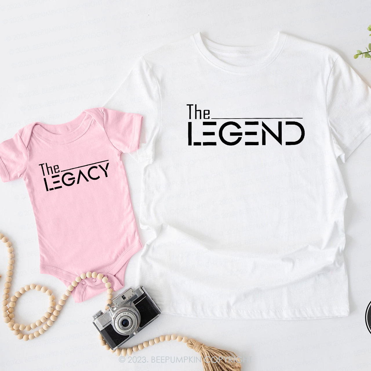 Gift Matching Legend Legacy Shirts For Dad&Me