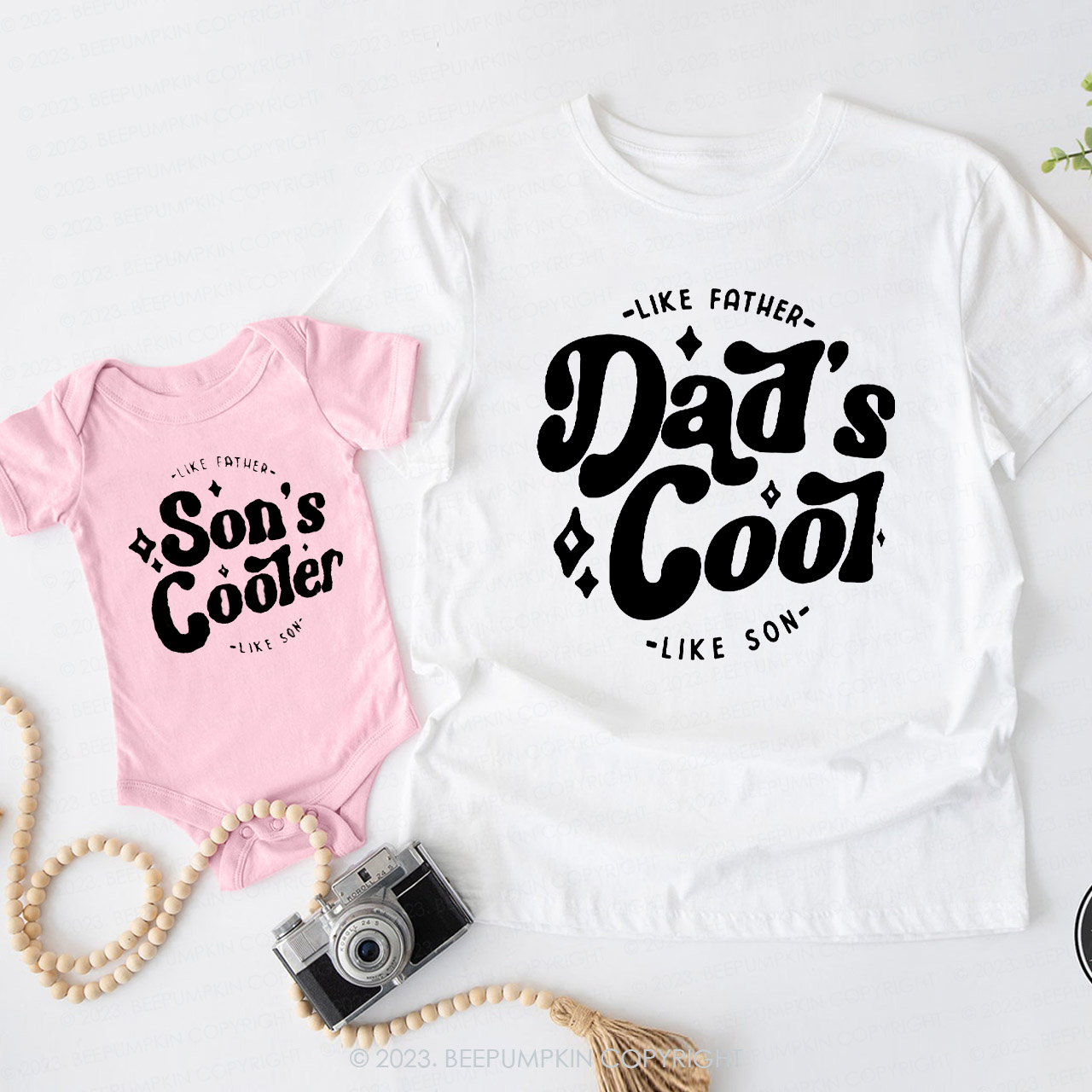 Dad's Cool Matches Son's Cooler Dad&Me T-Shirt