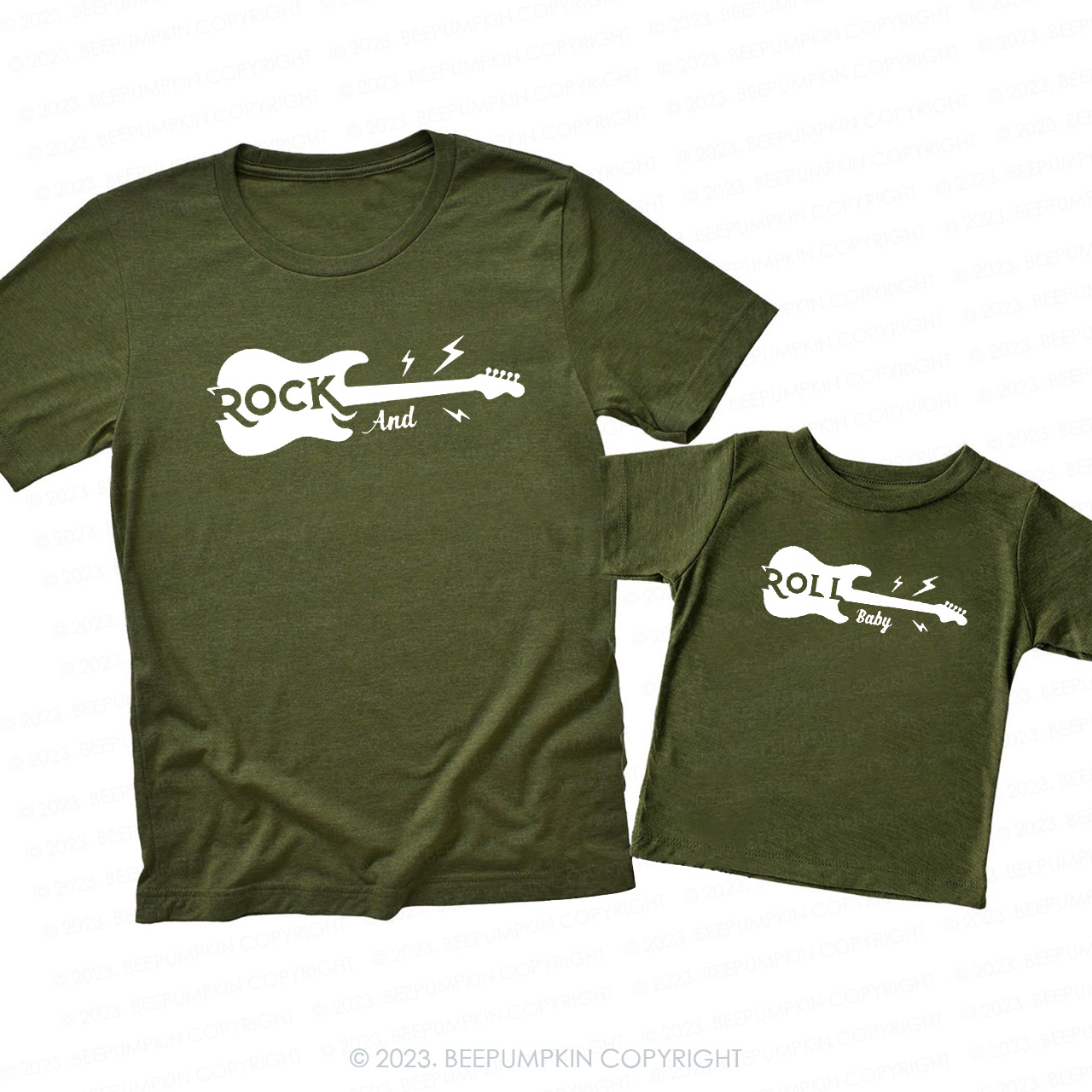 Rock And Roll Matching T-Shirts For Dad&Me