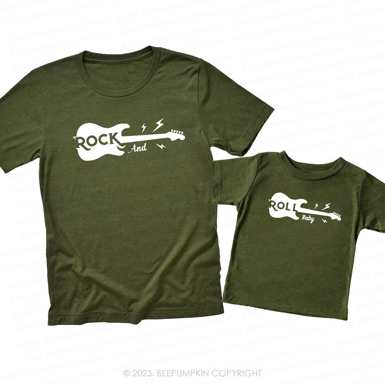 Rock And Roll Matching T-Shirts For Dad&Me