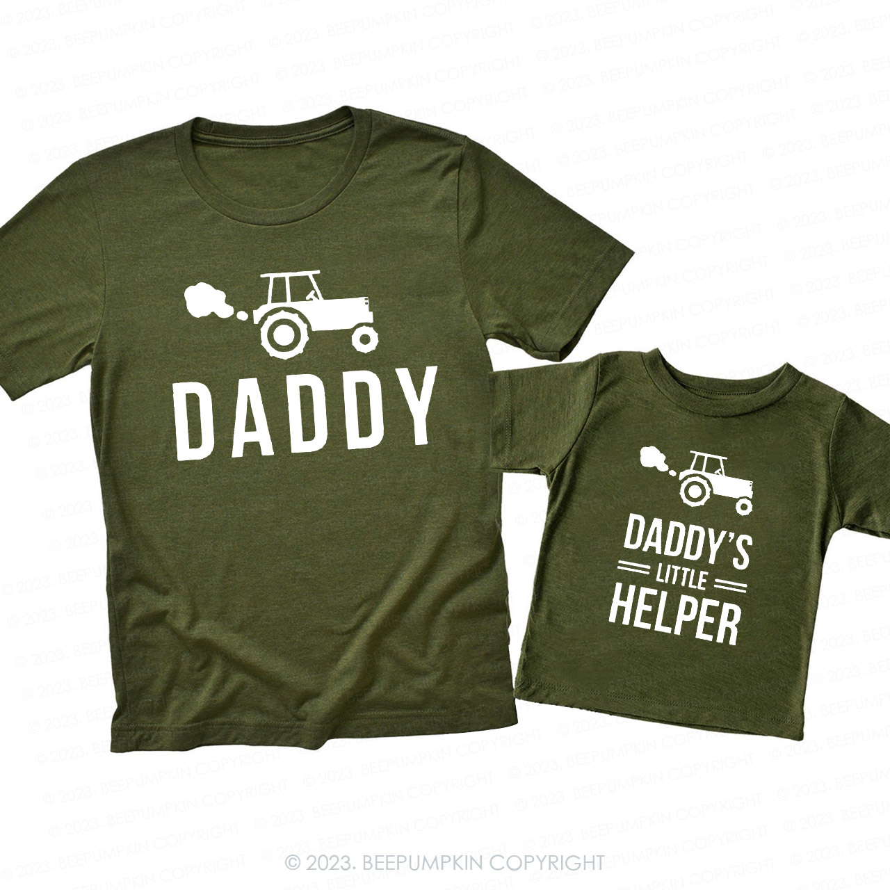 Daddy And Daddy's Little Helper Matching T-Shirts For Dad&Me