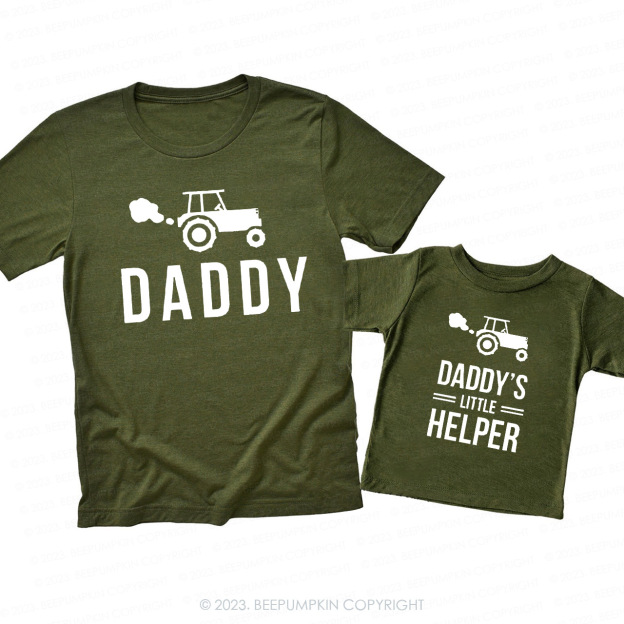 Daddy And Daddy's Little Helper Matching T-Shirts For Dad&Me