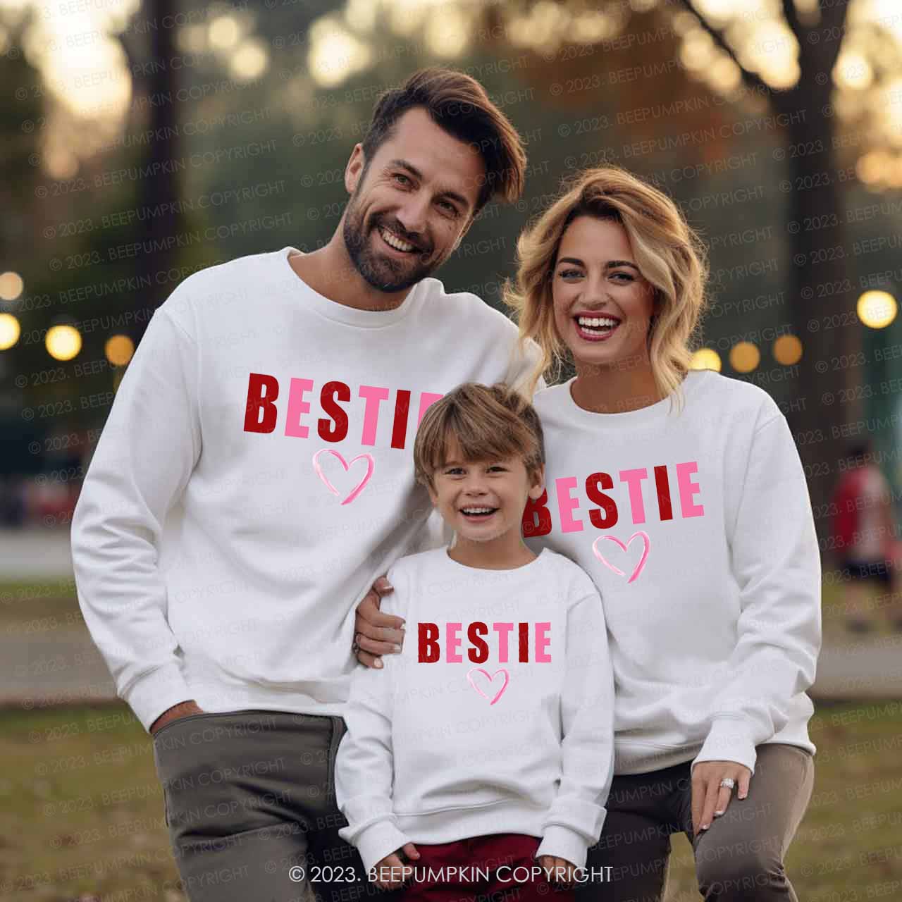 Beatie Valentine's Family Matching Sweatshirt