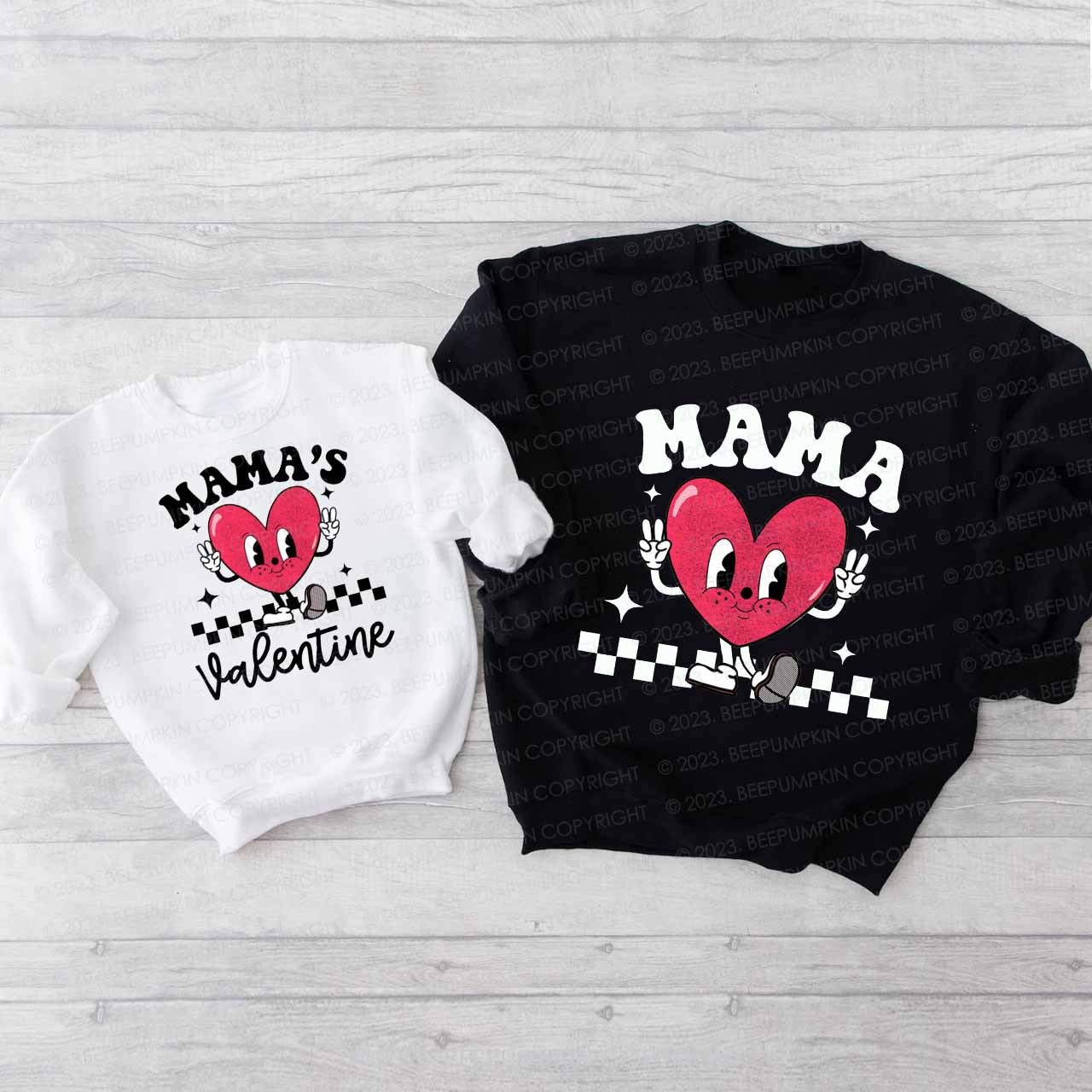 Mama's Valentine Family Matching Sweatshirt