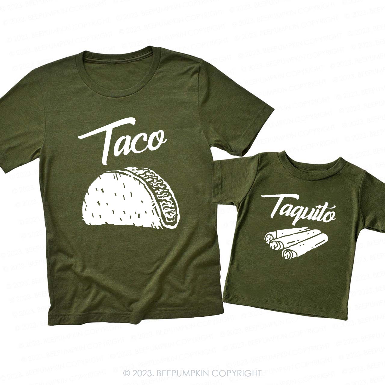 Dad & Me Matching T-Shirts �CTaco & Taquito