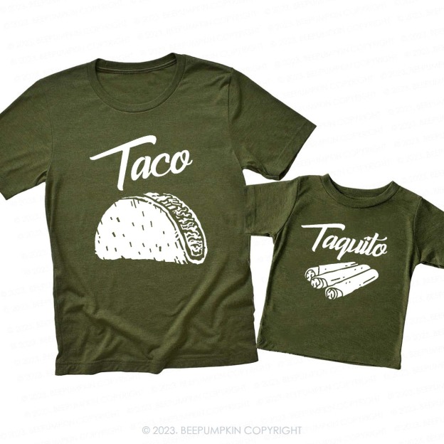 Dad & Me Matching T-Shirts �CTaco & Taquito