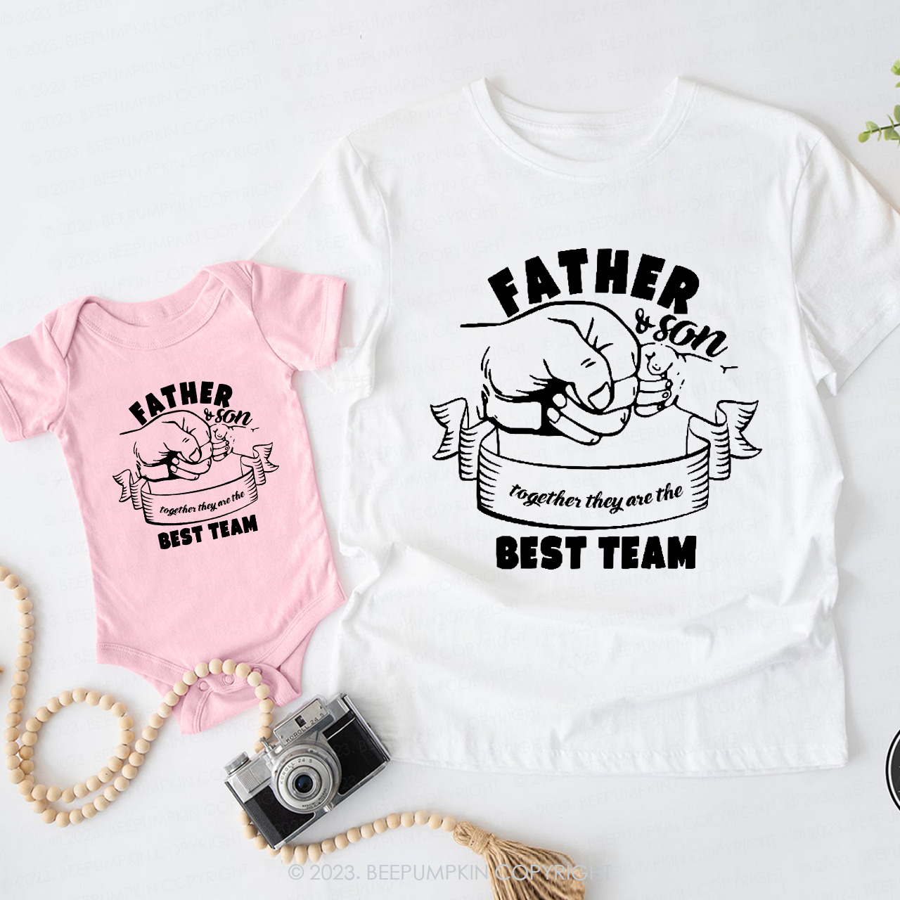 Dad & Me Matching T-Shirts �CThey Are The Best Team