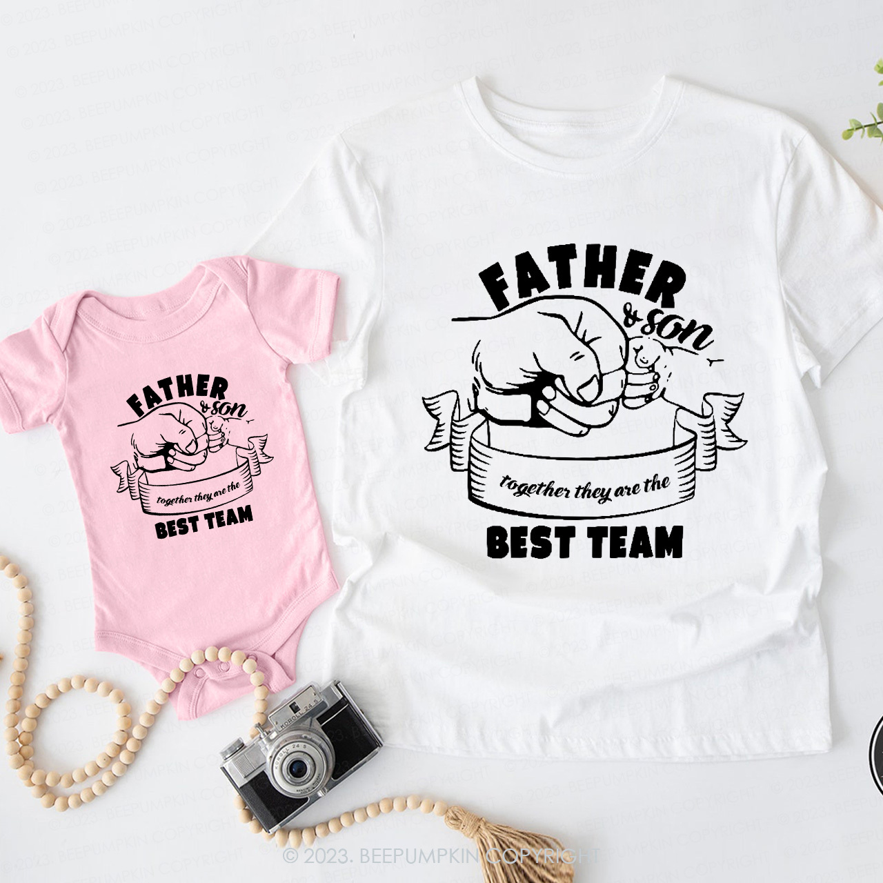Dad & Me Matching T-Shirts �CThey Are The Best Team