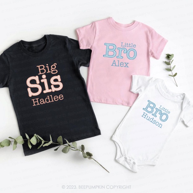 Big Brother Big Sister Matching Sibling T-Shirts
