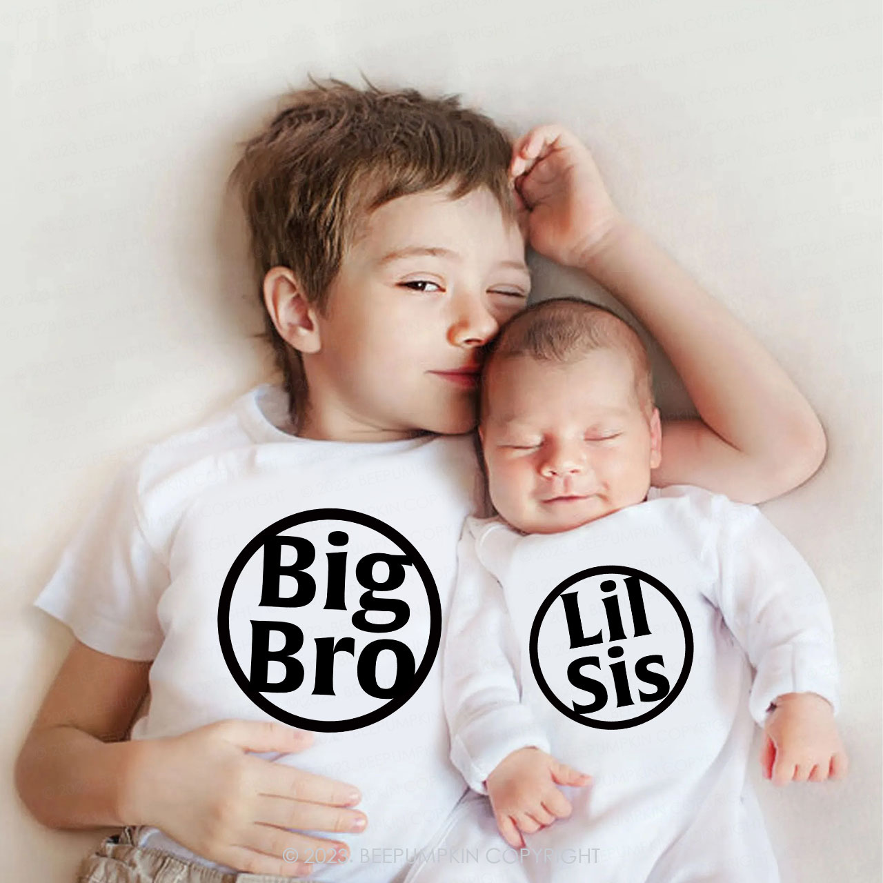Sis And Bro Matching Sibling T-Shirts
