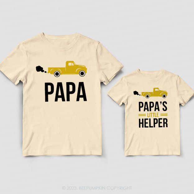  Little Helper Dad & Me Matching T-Shirts 