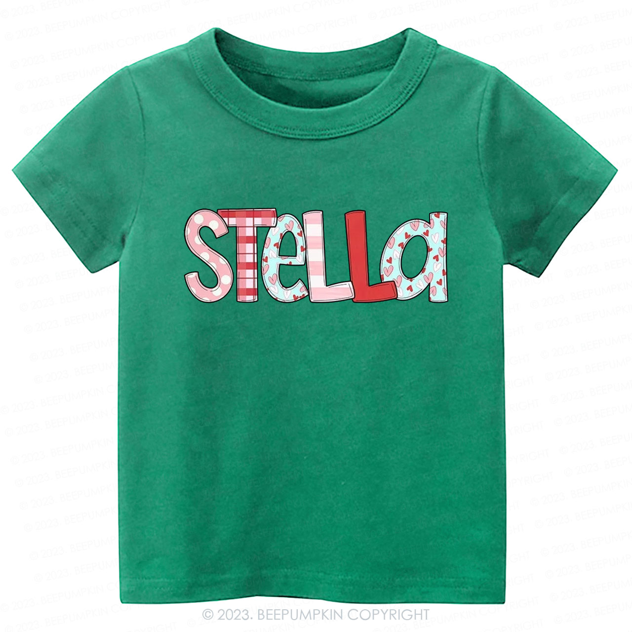 Personalized NAME Valentine's Day Kids Tees